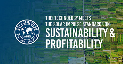 Biochar Terra Fertilis labellisé Solar Impulse